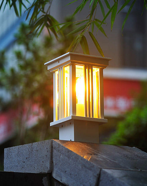 lámpara de pilar y lámpara de poste