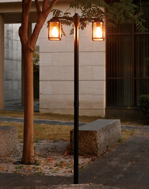 lámpara de poste